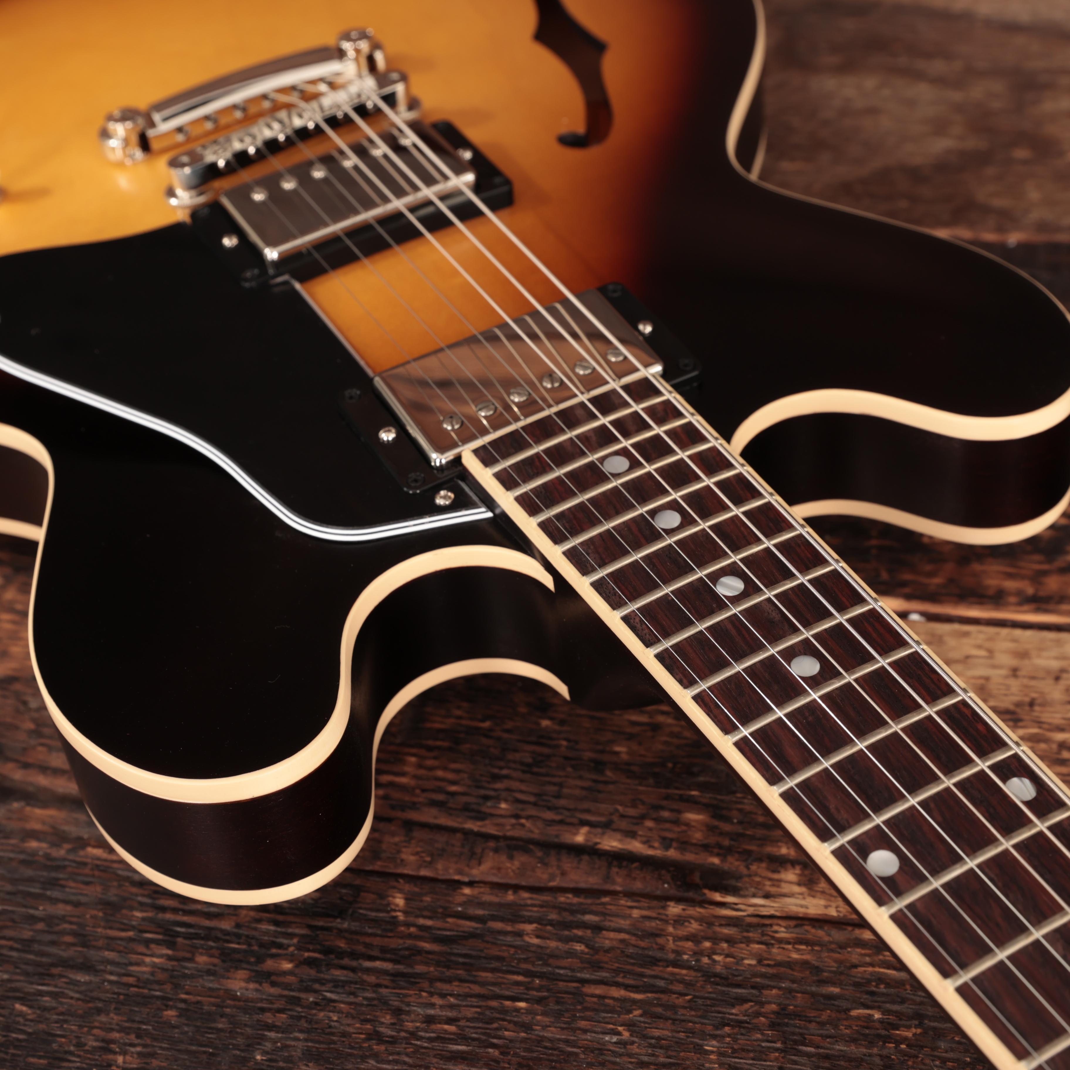 Gibson USA ES-335 Satin in Satin Vintage Burst - Andertons Music Co.